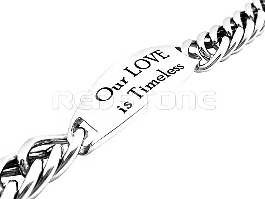 Gravírovaný náramok z chirurgickej ocele